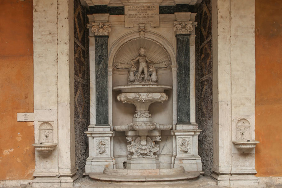 Saxia Museum | Percorsi | Palazzo del Commendatore | Fontana di Paolo V