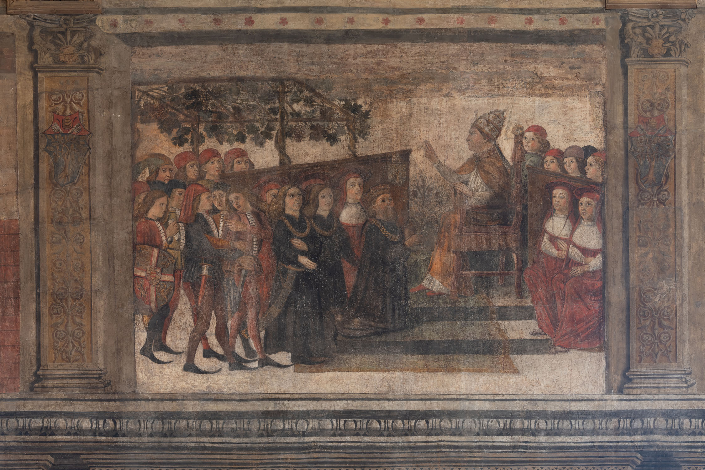 Saxia Museum | Percorsi | Corsie Sistine | Sisto IV riceve le visite dei regnanti di varie nazioni europee