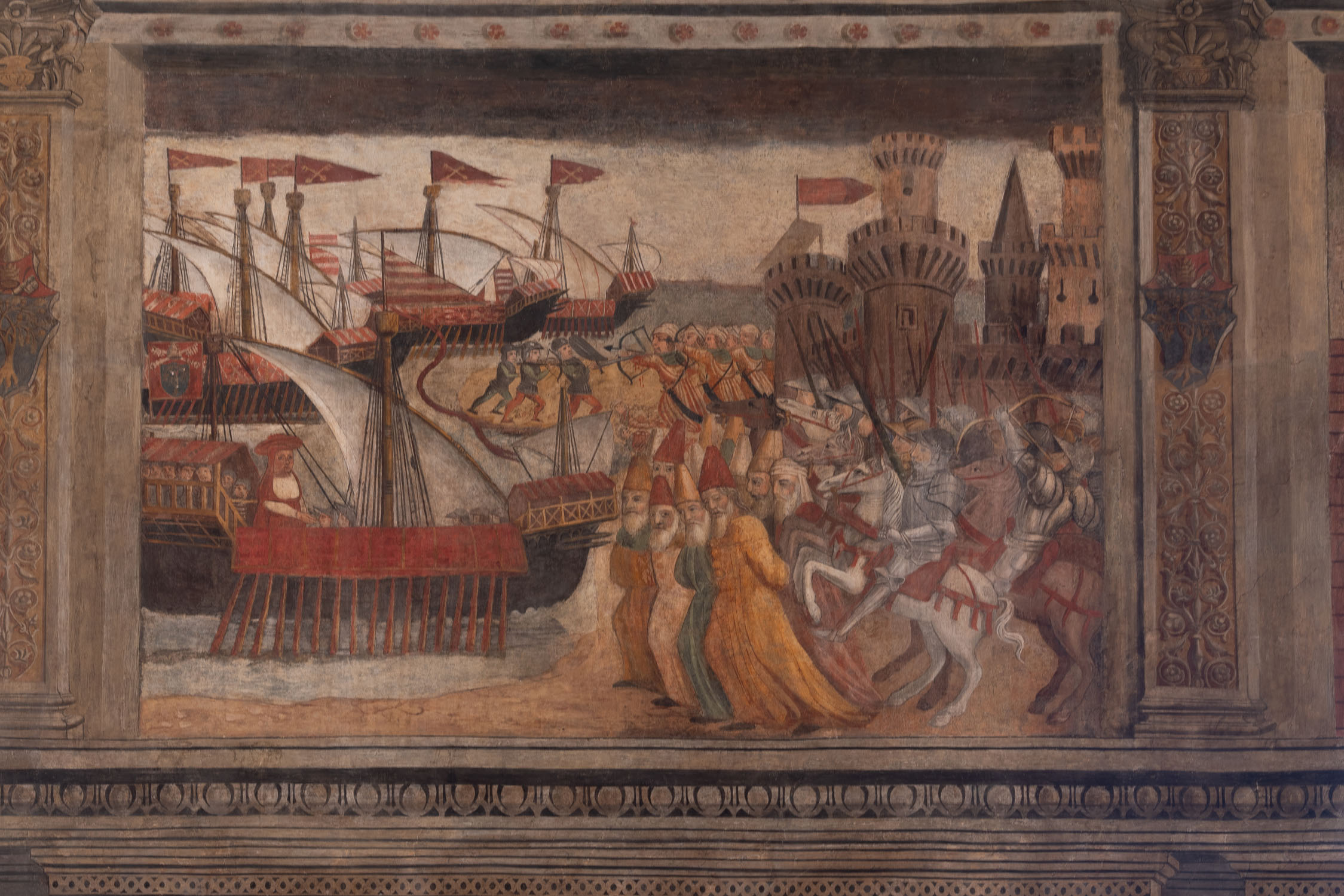 Saxia Museum | Percorsi | Corsie Sistine | Sisto IV affida la Biblioteca Vaticana a Bartolomeo Sacchi, detto il Platina ed altri episodi delle vita del pontefice