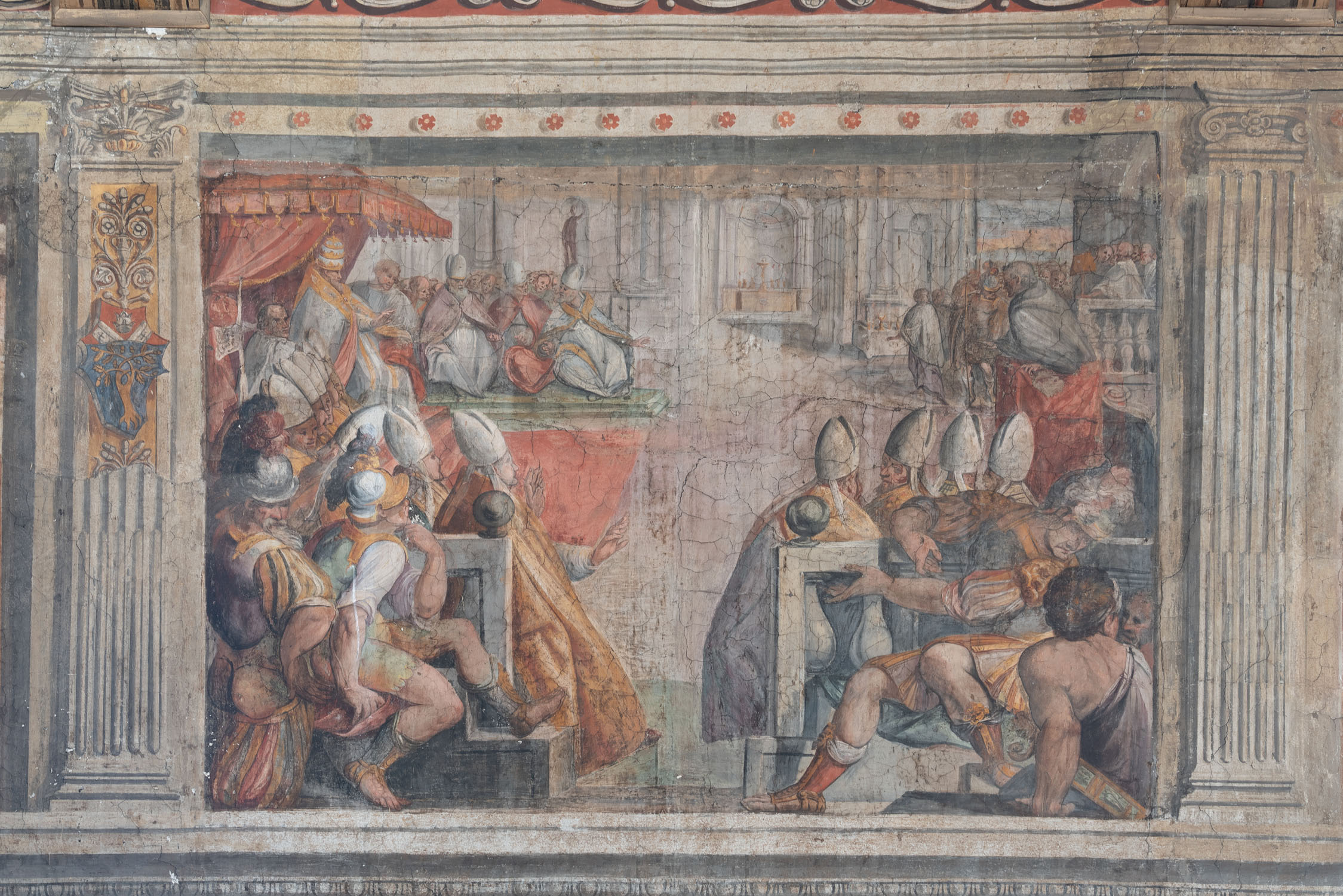 Saxia Museum | Percorsi | Corsie Sistine | Altri episodi della vita del papa proseguono nell’Ala Baglivi