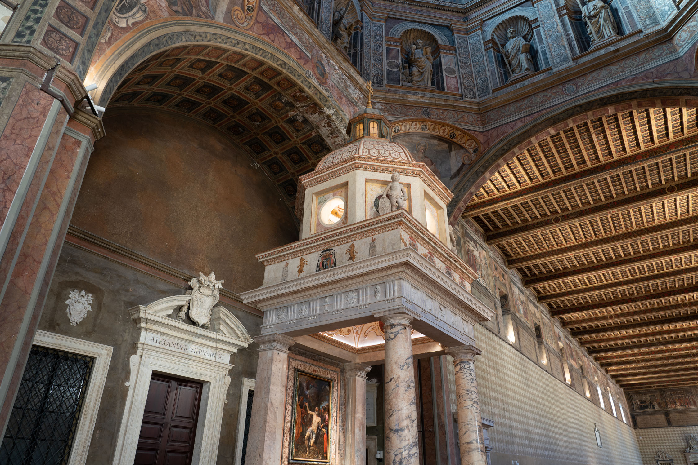 Saxia Museum | Percorsi | Corsie Sistine | Tiburio